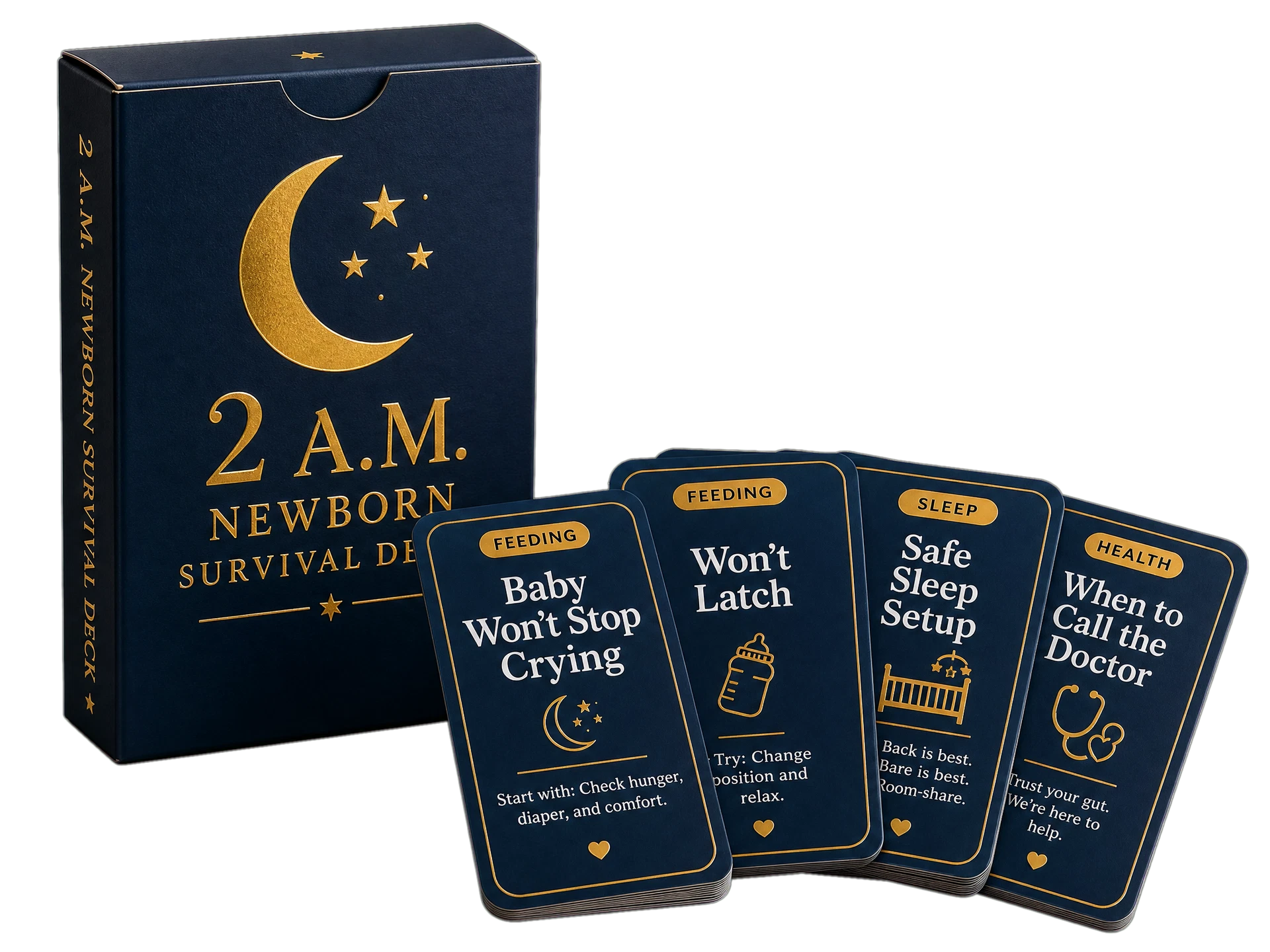 2 A.M. Newborn Survival Deck product mockup